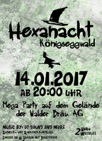 Hexanacht des NV Knigseggwald am Samstag, 14.01.2017